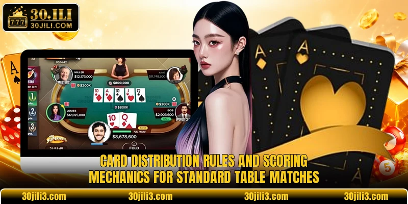 Card distribution rules and scoring mechanics for standard table matches Card distribution rules and scoring mechanics for standard table matches