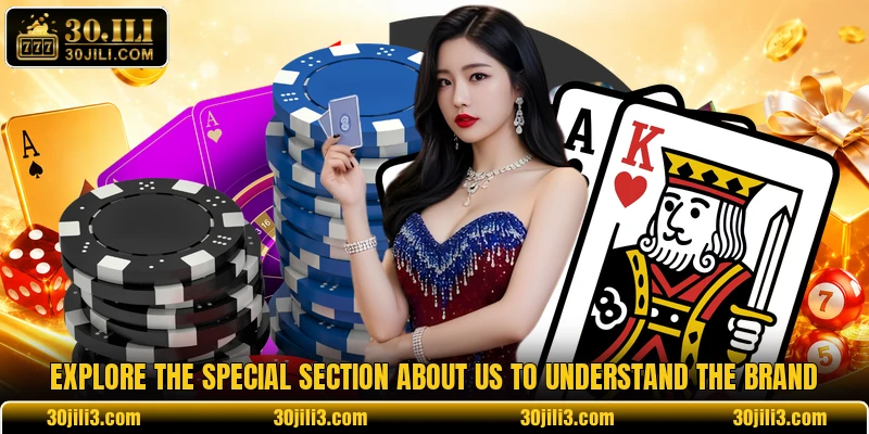 Explore the special section about us to understand the brand
