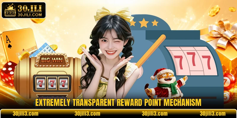 Extremely transparent reward point mechanism
