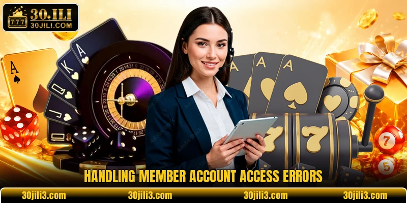 Handling member account access errors