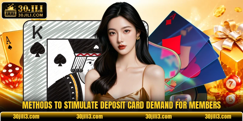 Methods to stimulate deposit card demand for members