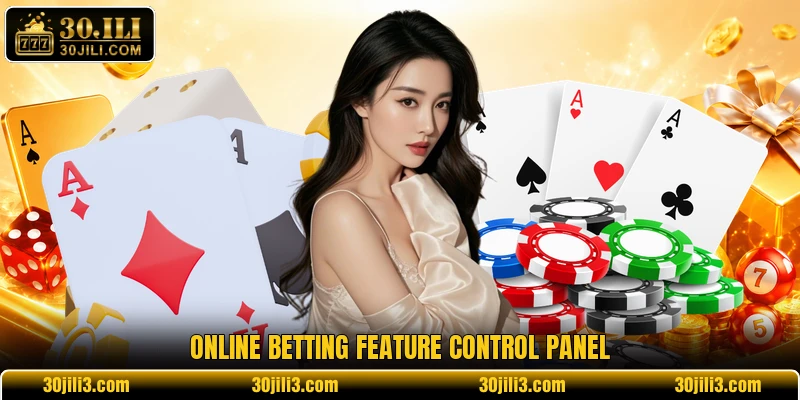 Online betting feature control panel Online betting feature control panel