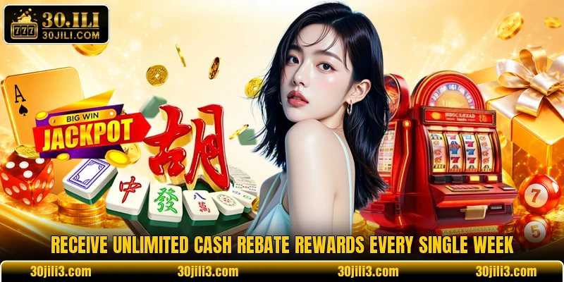Receive unlimited cash rebate rewards every single week