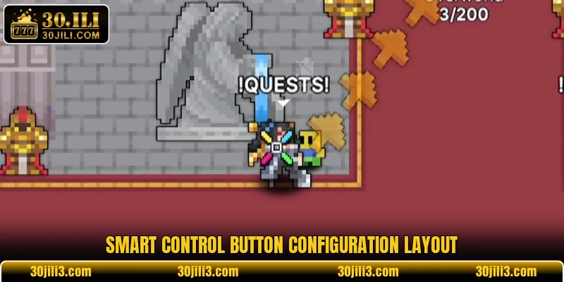 Smart control button configuration layout