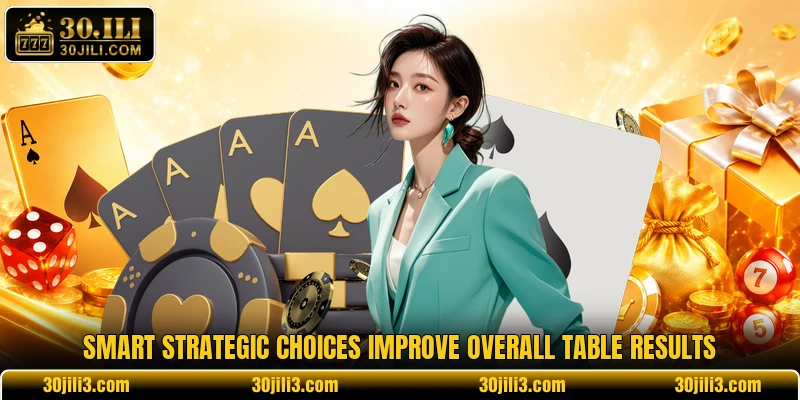 Smart strategic choices improve overall table results