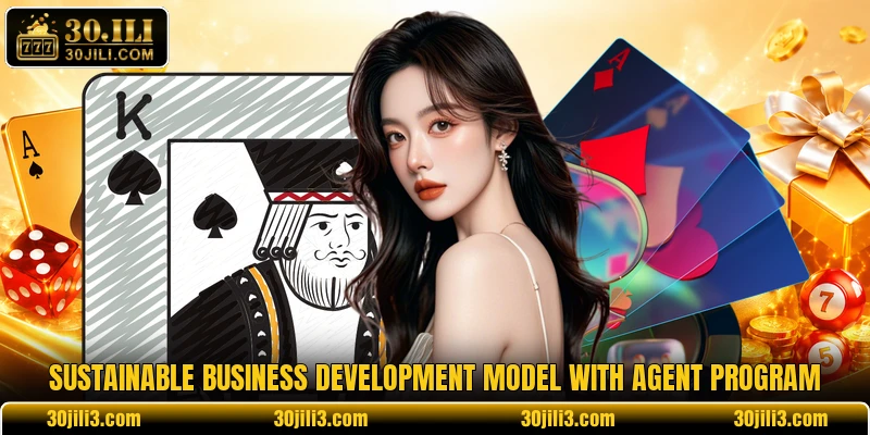 Sustainable business development model with agent program