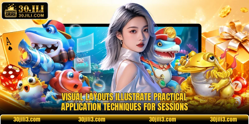 Visual layouts illustrate practical application techniques for sessions Visual layouts illustrate practical application techniques for sessions