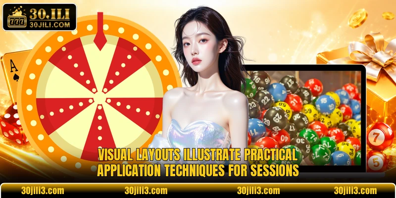 Visual layouts illustrate practical application techniques for sessions Visual layouts illustrate practical application techniques for sessions